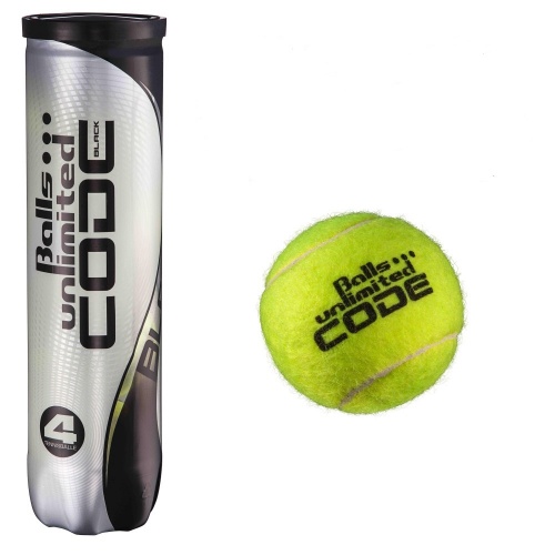Теннисные мячи Unlimited Code Black (4 мяча) BUCB4ER